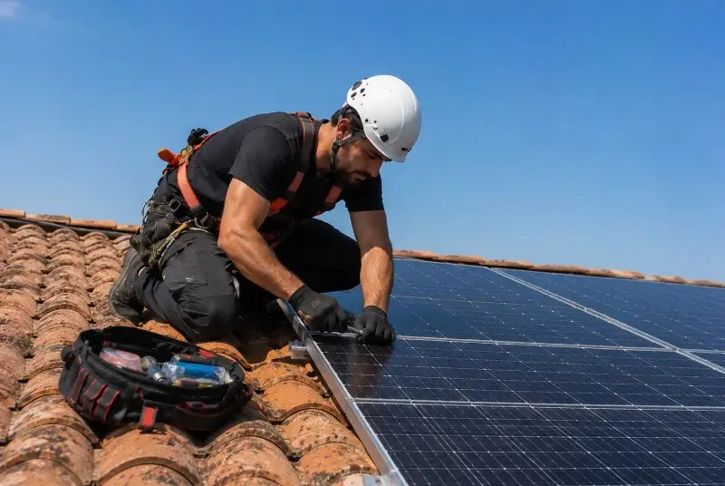 Maintenance et monitoring de panneaux solaires à Préchac