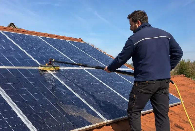 Nettoyage et entretien de panneaux solaires à Préchac